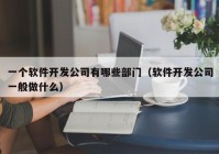 一个软件开发公司有哪些部门（软件开发公司一般做什么）